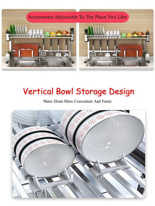 CORRO Modern Design  Kitchen Sink Top Kitchen Extendable Dish Rack | CDR 765965
