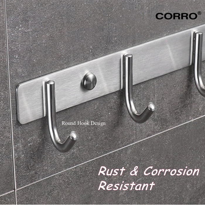 CORRO Stainless Steel 304 Hook Bar | CH8022-5SS | CH8022-6SS