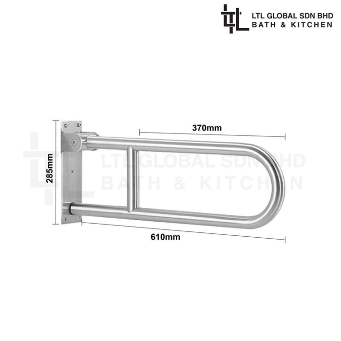 CORRO High Quality SUS304 Stainless Steel Foldable Grab Bar | CFGB 220-6028M | CFGB 221-8028M