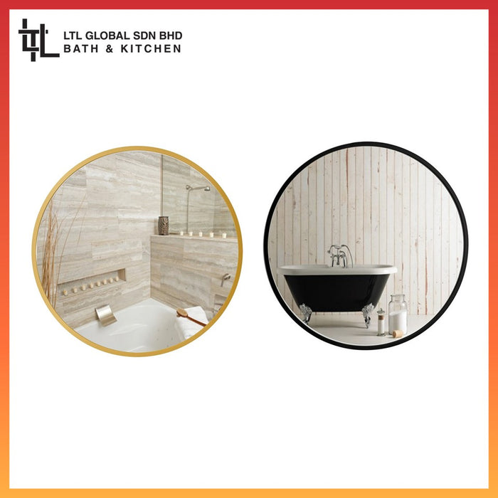 CORRO Aluminium Bathroom Mirror and Aluminium Mirror | 101-50B | 101-60B | 103-50G | 103-60G