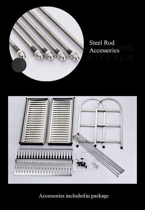 CORRO High Quality Stainless Steel 3 Tier Kitchen Dish Rack | CDR 48561