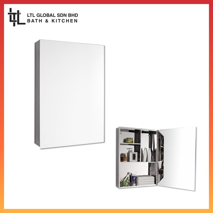 Corro Stainless Steel Bathroom Mirror Cabinet | CMC35501 | CMC40604