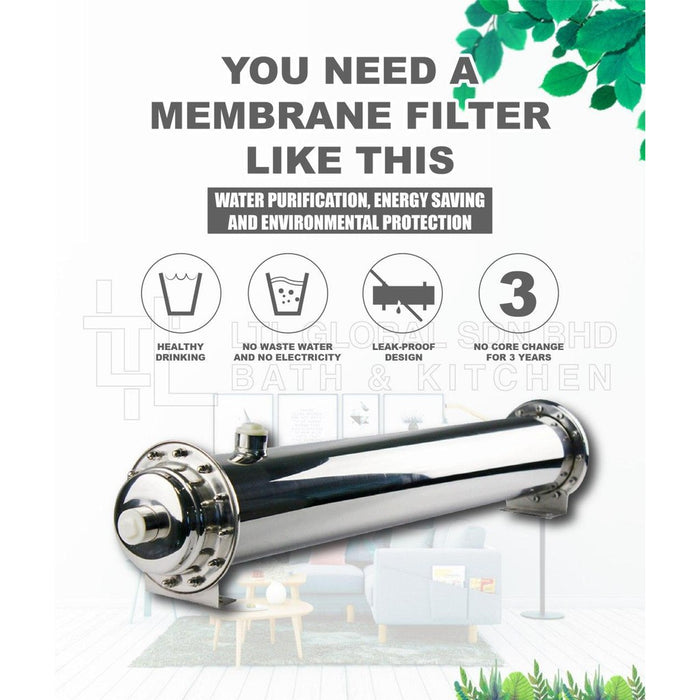 ISPRING Fully Stainless Steel 304 Membrane Filter
