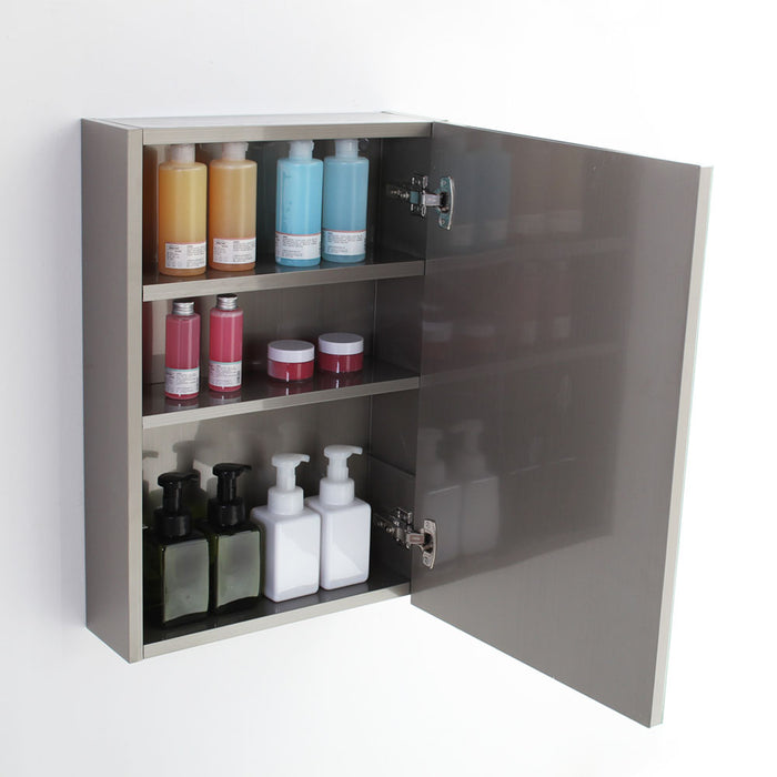 Corro Stainless Steel Bathroom Mirror Cabinet | CMC35503 | CMC40603