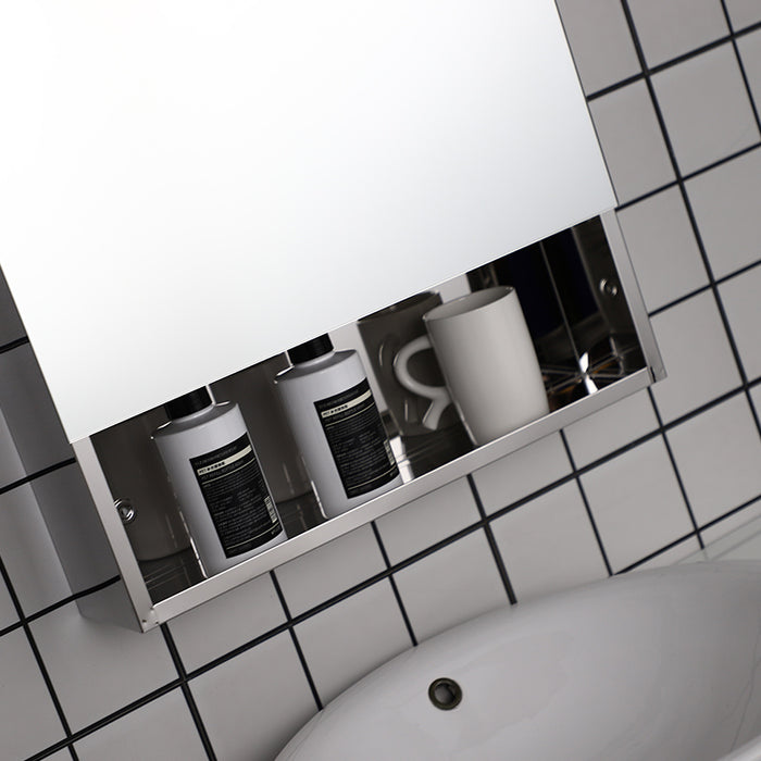 Corro Stainless Steel Bathroom Mirror Cabinet | CMC50701