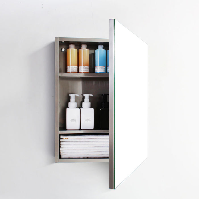 Corro Stainless Steel Bathroom Mirror Cabinet | CMC35503 | CMC40603
