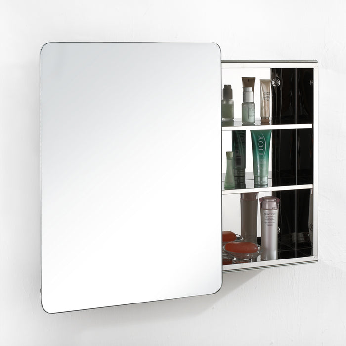 Corro Stainless Steel Bathroom Mirror Cabinet | CMC46461