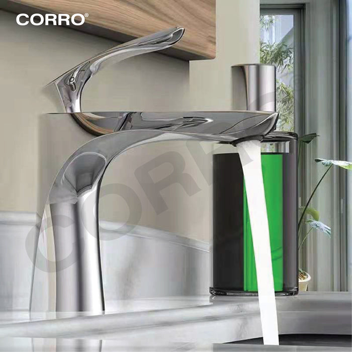 CORRO High Quality Bathroom Brass Chrome Basin Mixer Tap | CBPT 3309