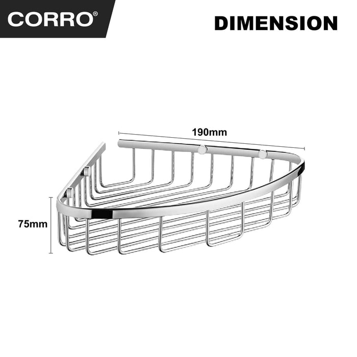 Corro SUS304 Stainless Steel Triangle Corner Basket | CBK1-23M