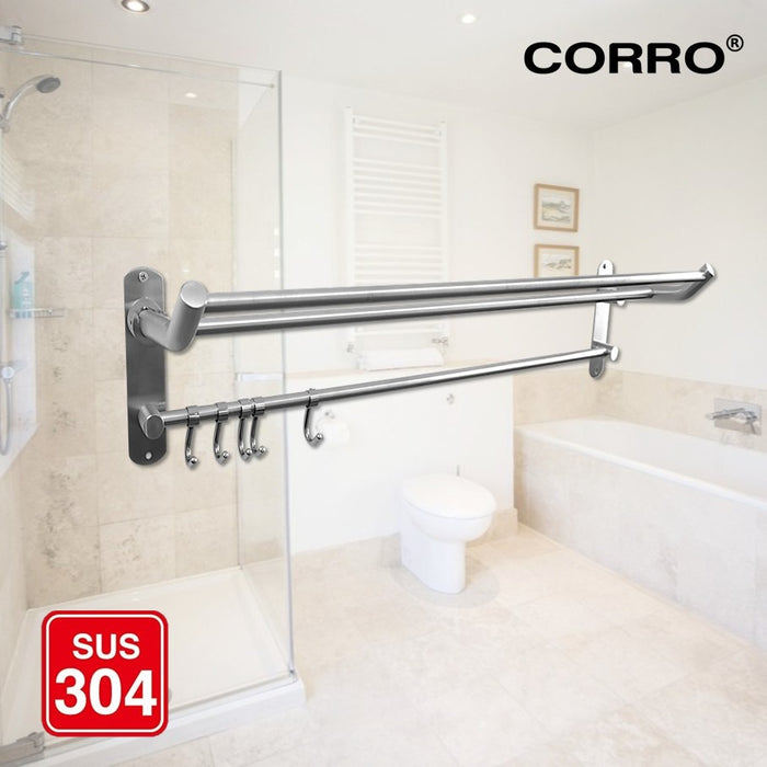 CORRO High Quality SUS304 Stainless Steel Foldable Towel Rack | CFTSH 201-75M