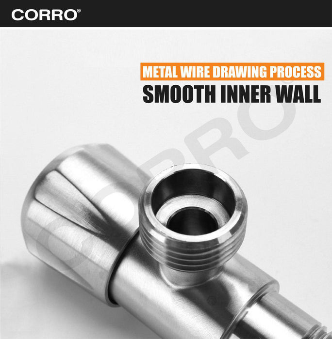 Corro SUS304 Stainless Steel Flexible Angle Valve |  CAV 8101